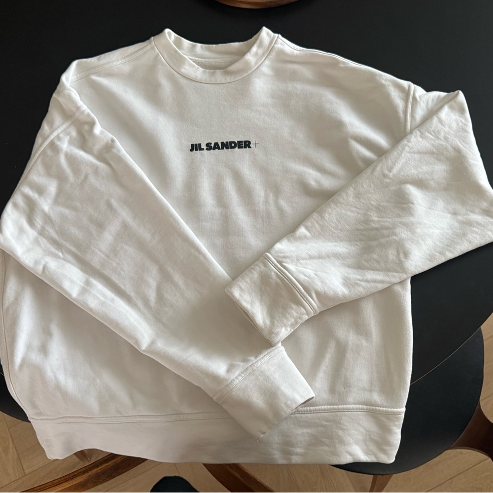 Jil Sander Off-White Crewneck Sweater